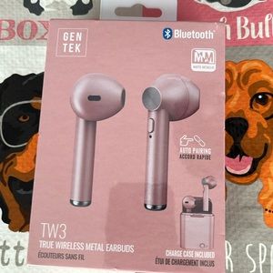 Gen Tek TW3 True Wireless 🛜 Metal Earbuds
